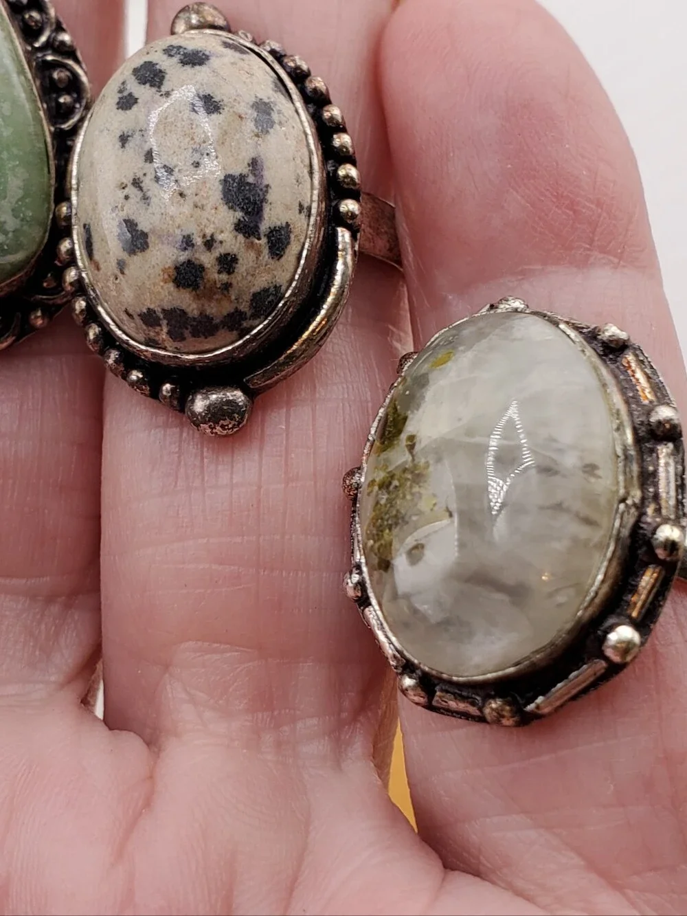 Bundle Natural Stone Plus Rings - Picture 4 of 5
